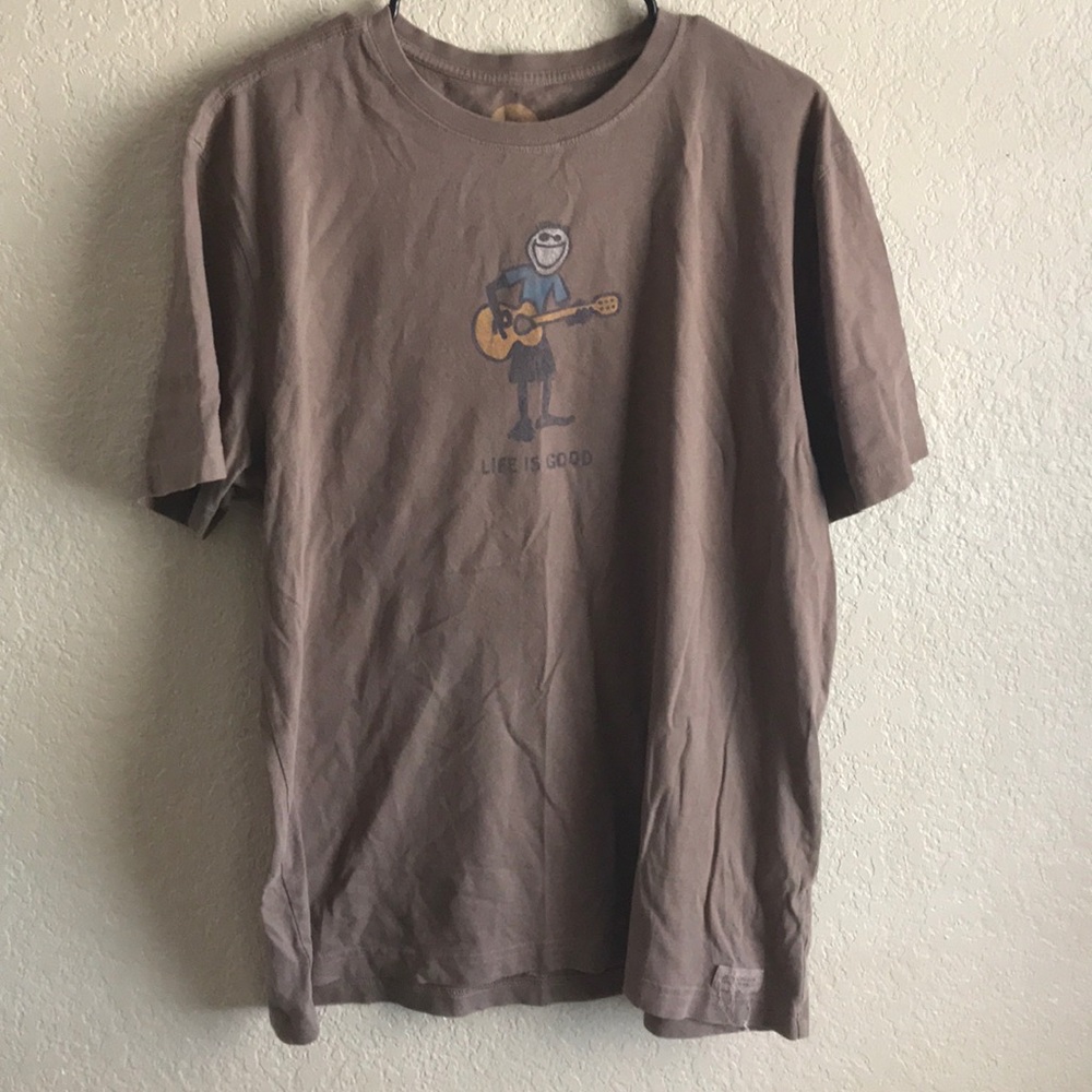Life is good guitar shirt
